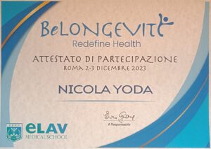 Attestato BeLongevity, Redefine Health