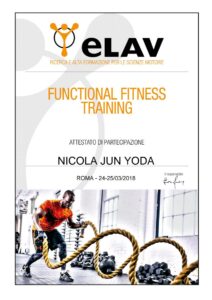 Attestato Functional Fitness Training