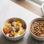 Ricotta e fiocchi di latte preparati in versione salata e dolce