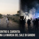 Copertina dell'articolo sulle proteste contro il carovita e la marcia del sale di Gandhi